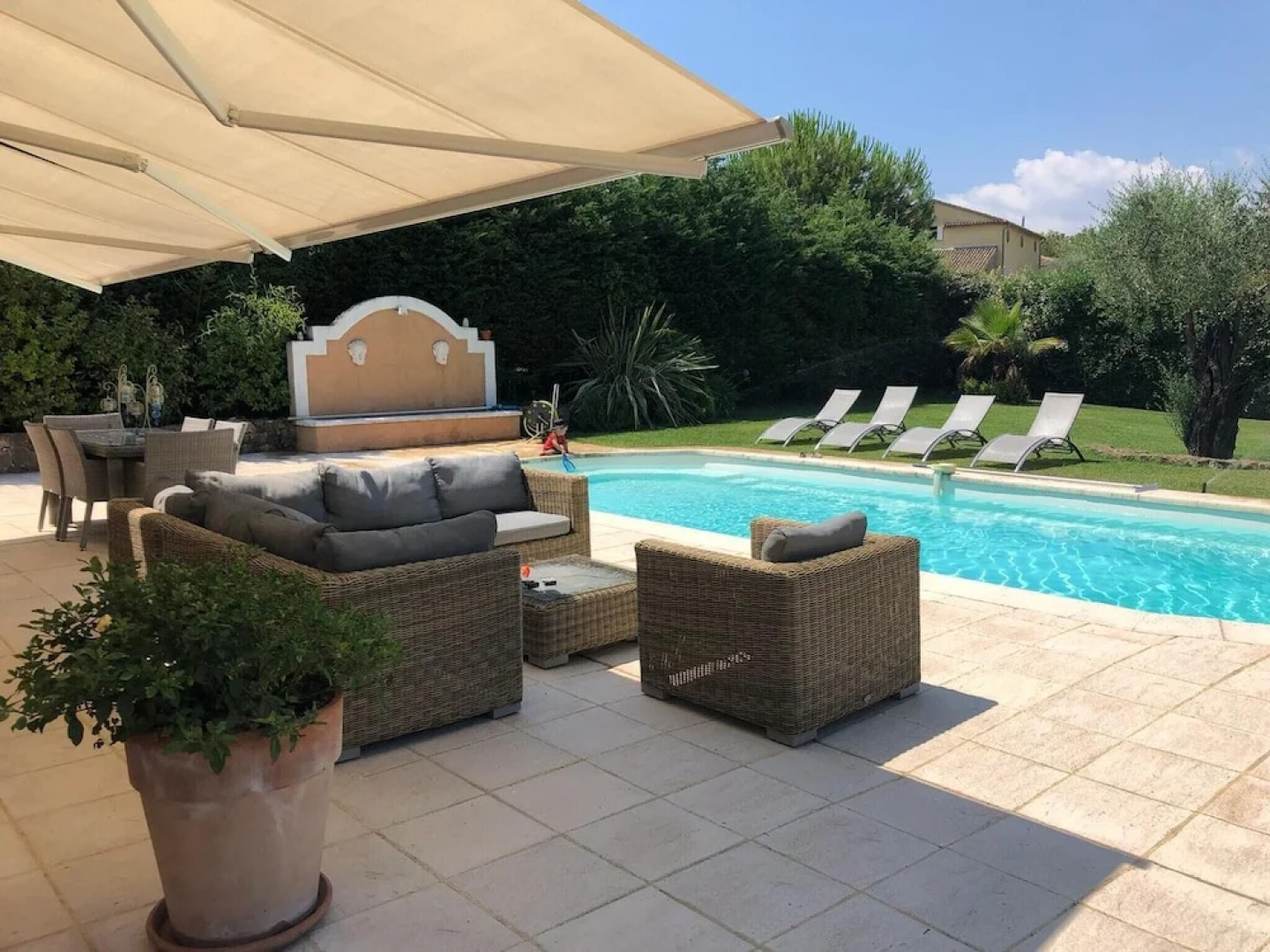 Villa With 3 Bedrooms in Mougins, With Wonderful City View, Private Pool, Enclosed Garden - 7 km From the Beach