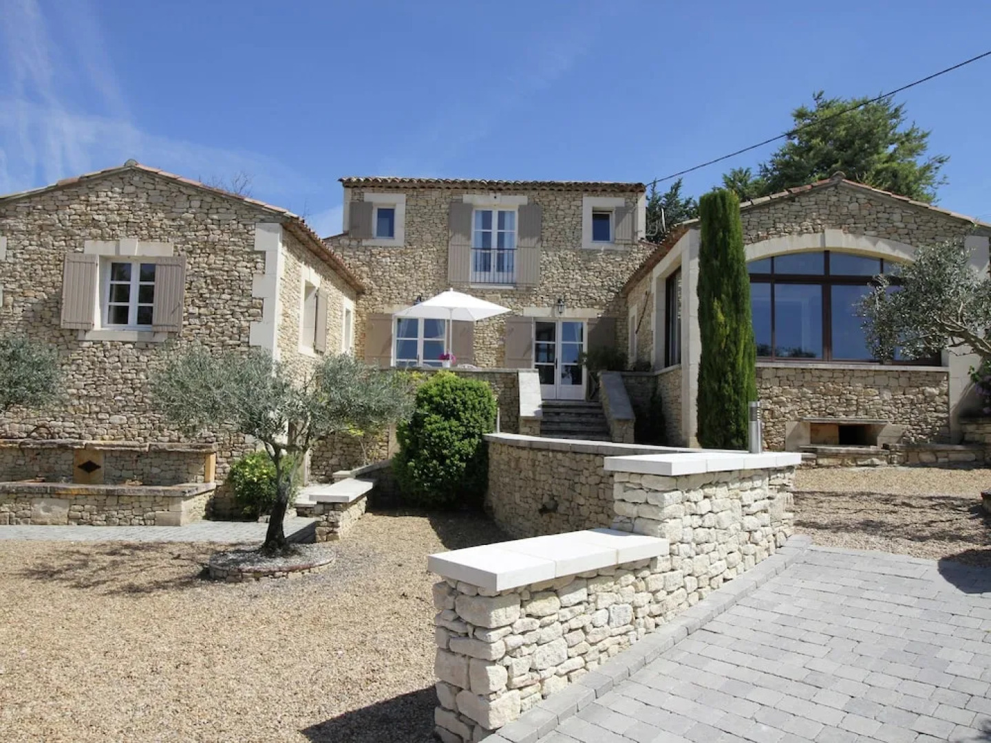 Beautiful, Renovated Bastide With Private Pool and Panoramic Views, 3km From Apt