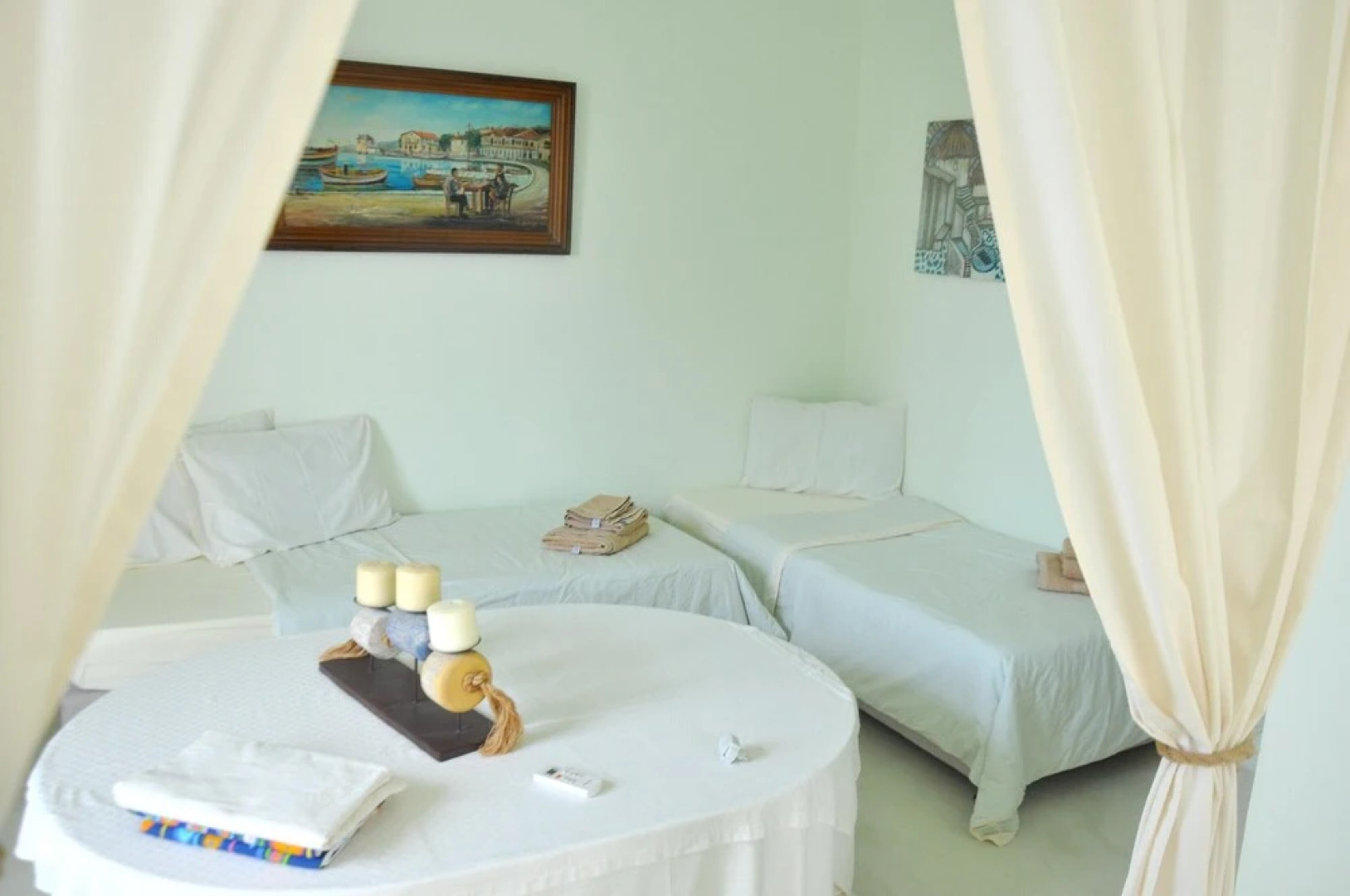 2 bedrooms appartement at Psathi 700 m away from the beach with sea view and furnished terrace