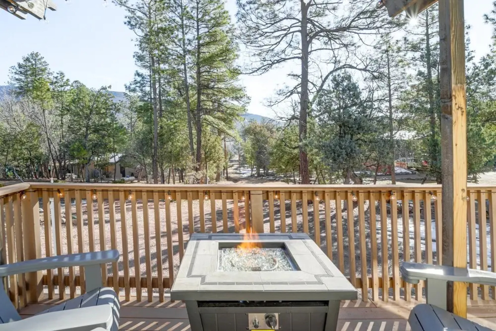 Mtn Views + Playground: Family-friendly Pine Cabin