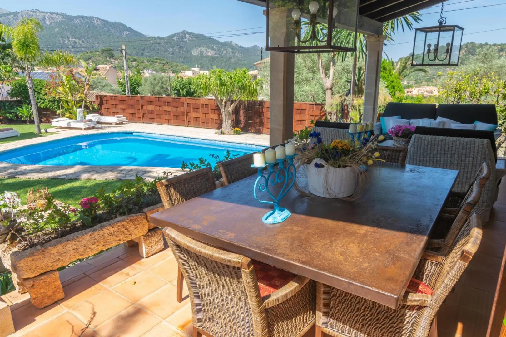 LA FONT (MANCOR) - Fabulous house with private pool at the foot of the mountains. Free WIFI.