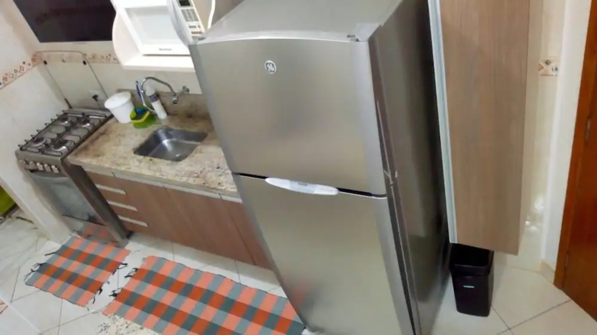 Apto. Pé na areia com Churrasqueira