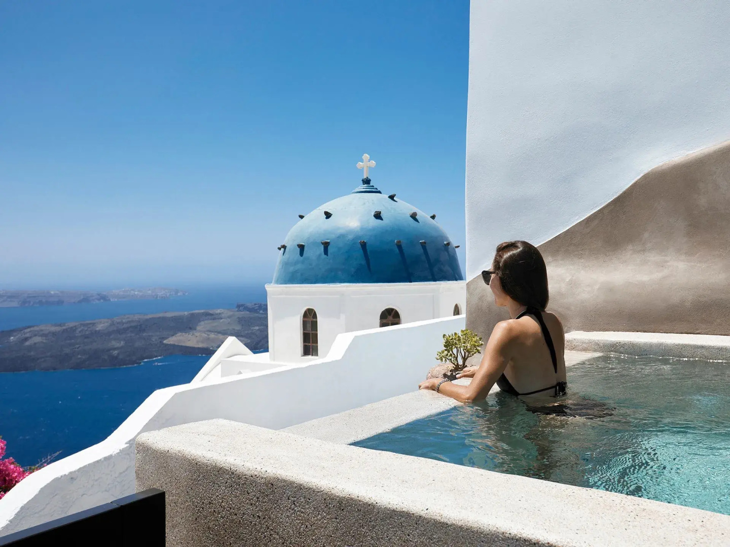 Luxury Villa Blue Dome Santorini