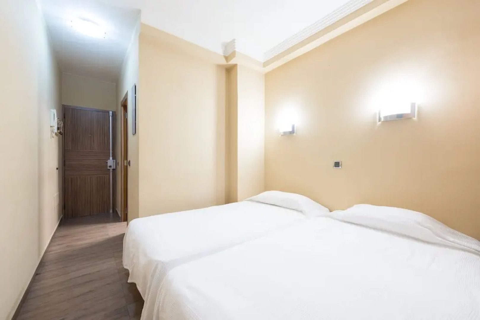 Green water at the beach