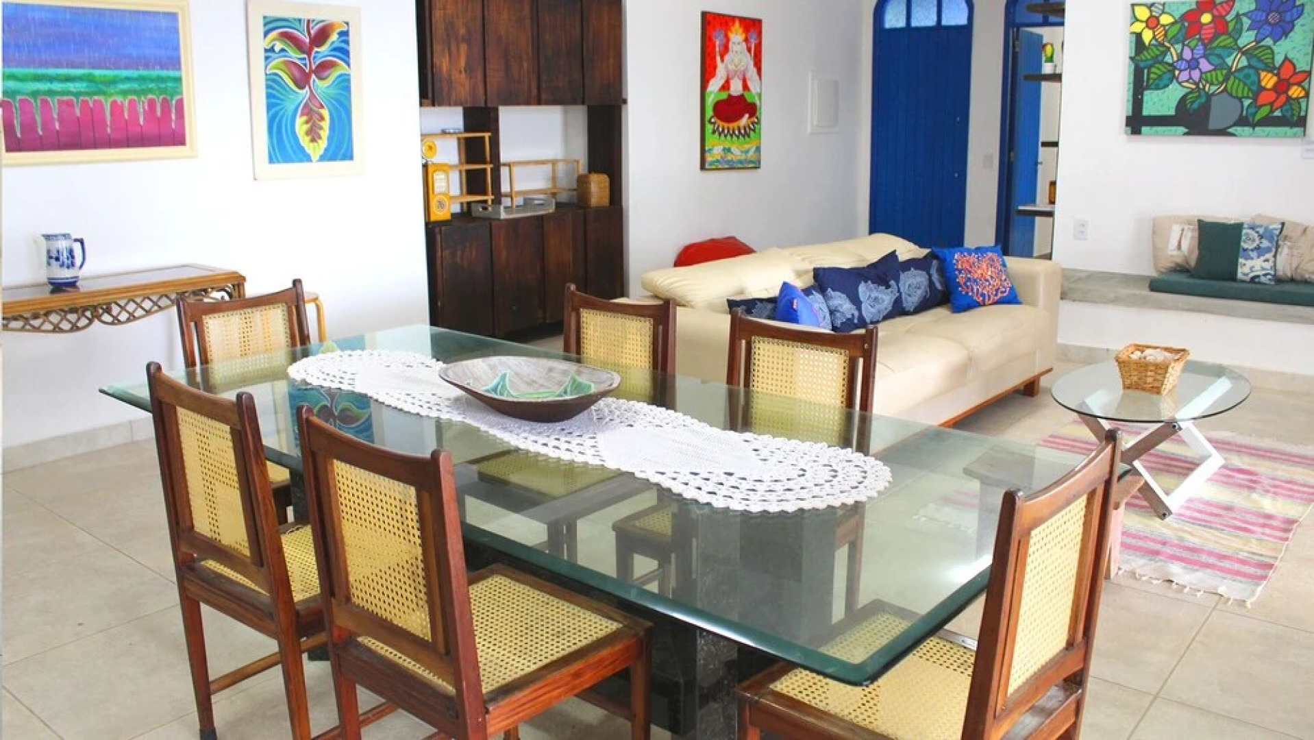 Casa das Cores ao mar Jacumã RN