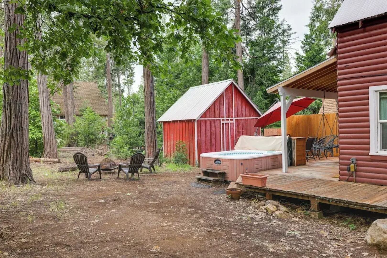 Fire Pit, Deck & Grill: Cozy Twain Harte Cabin!