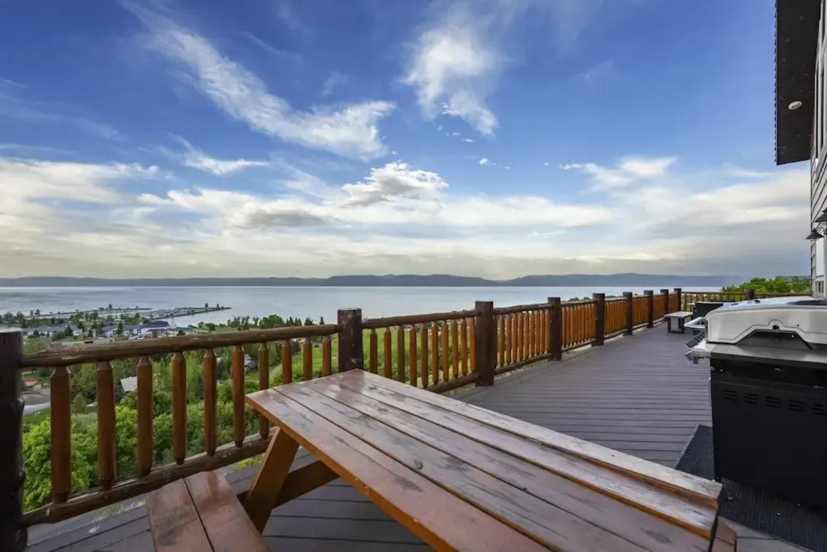 Harbor Lodge has Expansive Deck Views and Located Directly Across From the Marina!