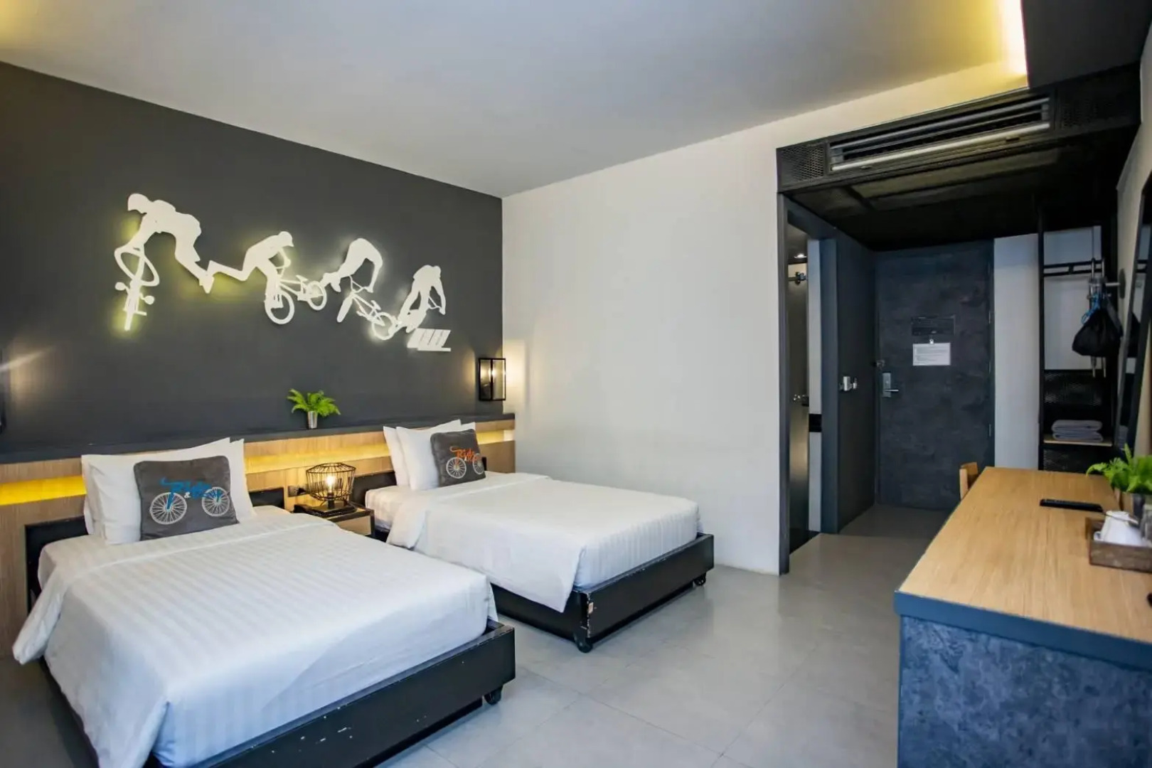 The VELO'S hotel and BMX Pump Track