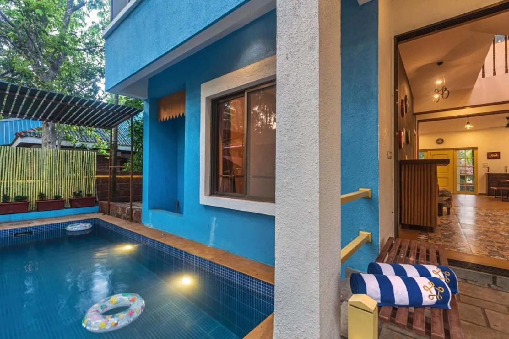 SaffronStays Beach Blues Alibaug