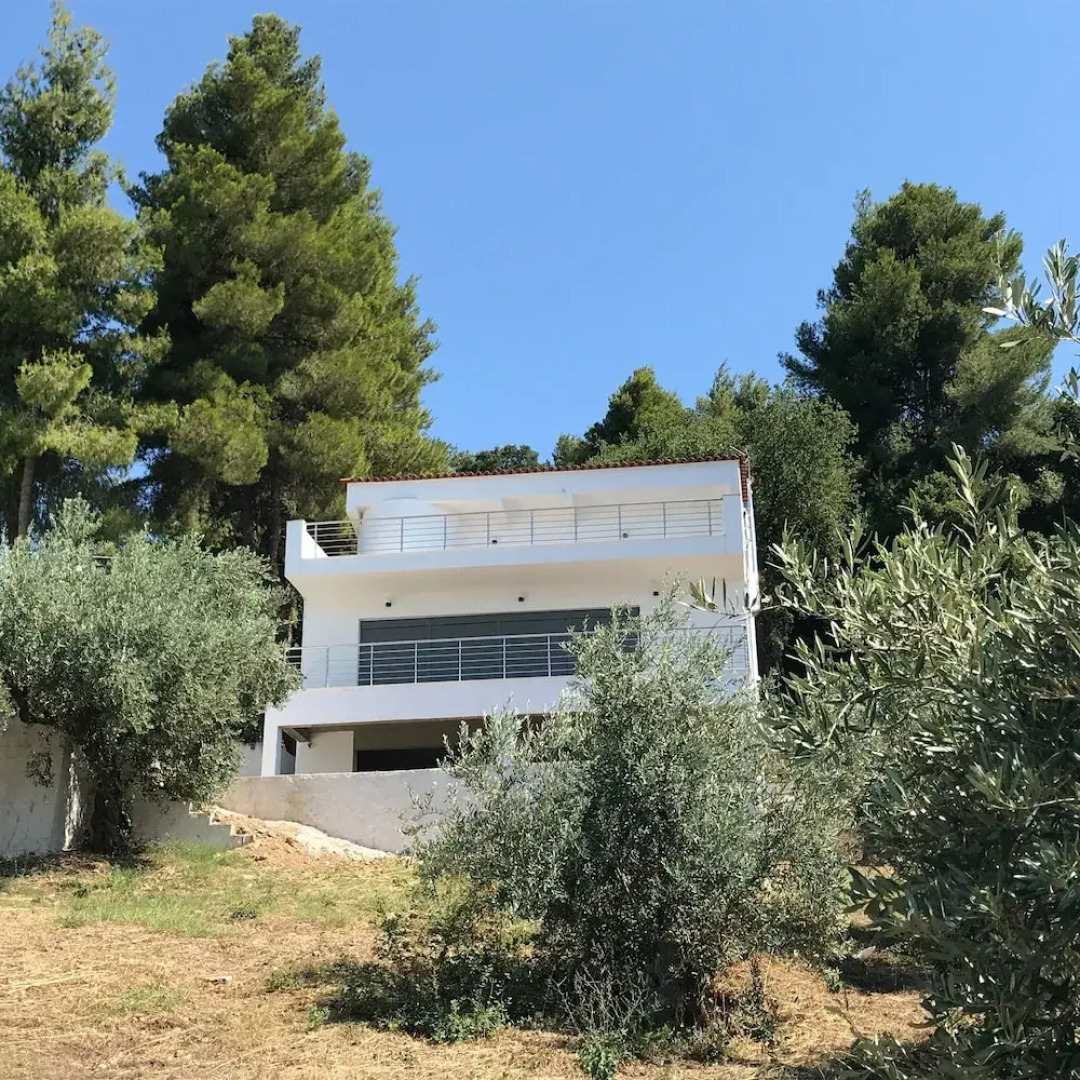 Villa Christina Asproneri With Panoramic Sea View