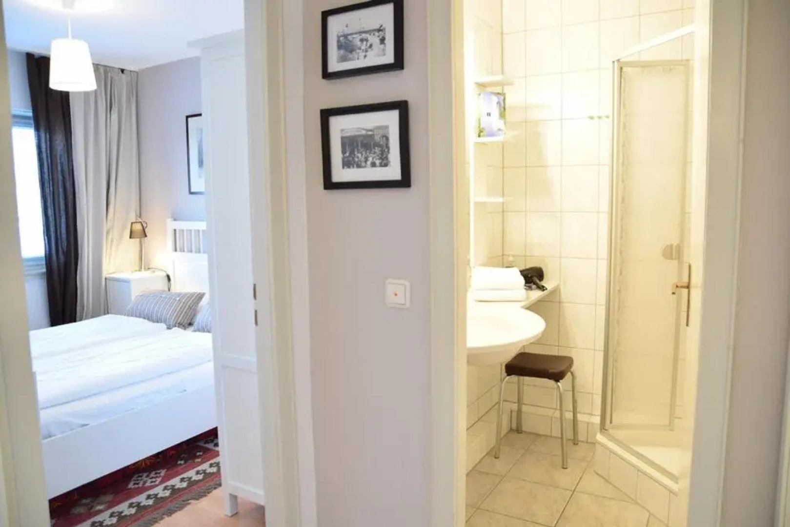 Modernes 2-Zimmer-Appartement mit Balkon.