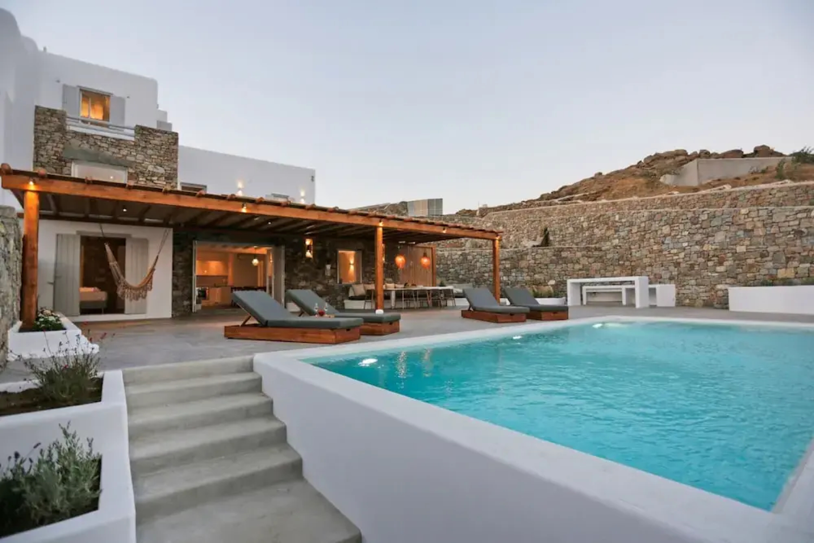 Villa Lydia with stunning view