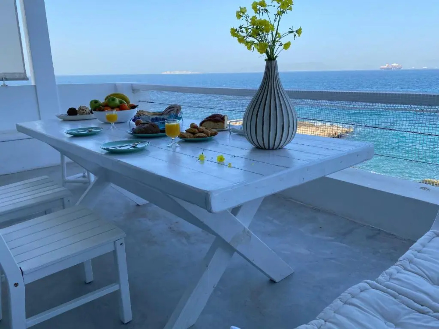 NV pool villa Aegina 1