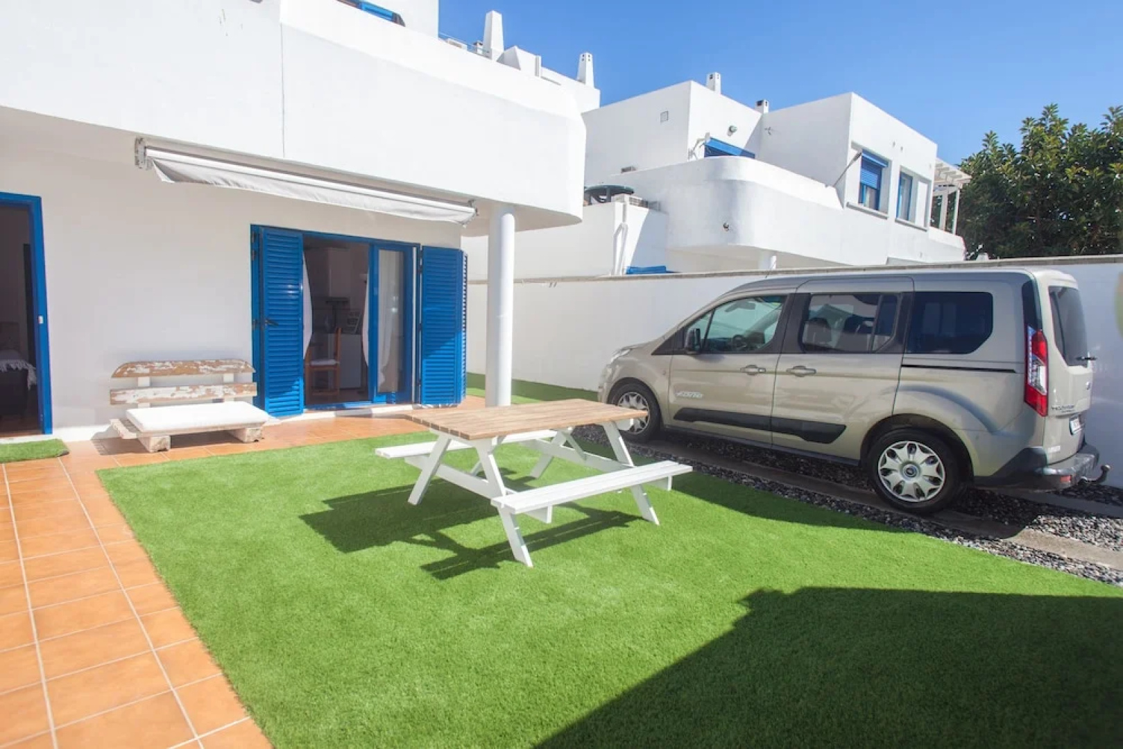Beach House with garden