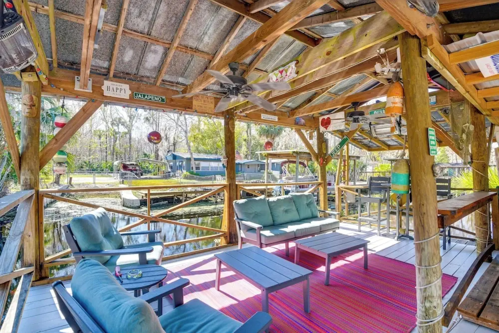 < 1 Mi to Boat Ramp: Canal-front Retreat in Astor!