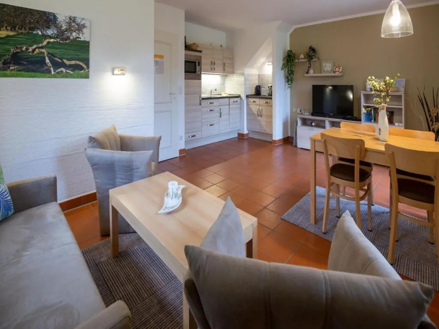 Komfort Appartement mit 1 Schlafzimmern und Terrasse B52