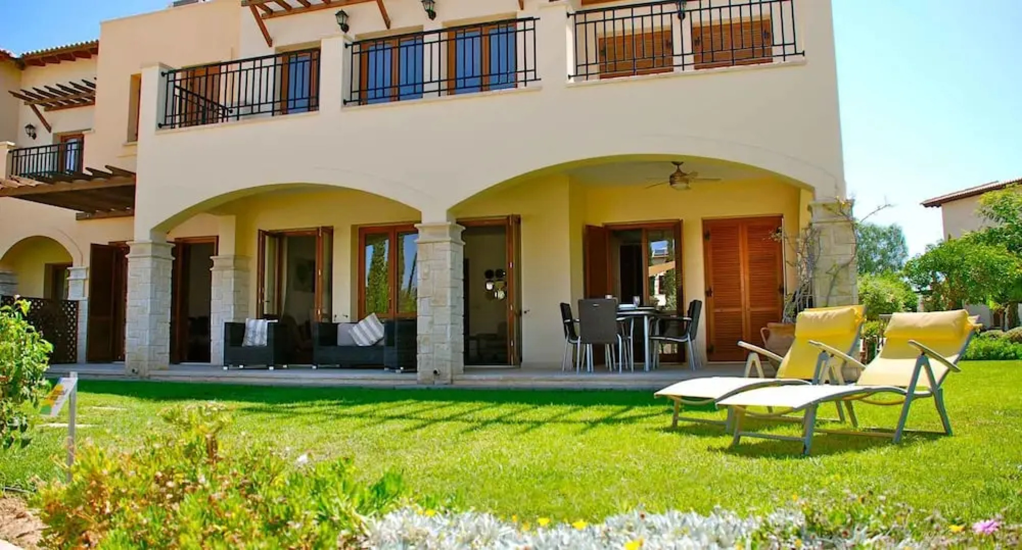 Fantastic 3 bedroom pool side ground floor apartment 'BE01'; communal pool and resort facilities, Theseus Village on Aphrodite Hills Resort