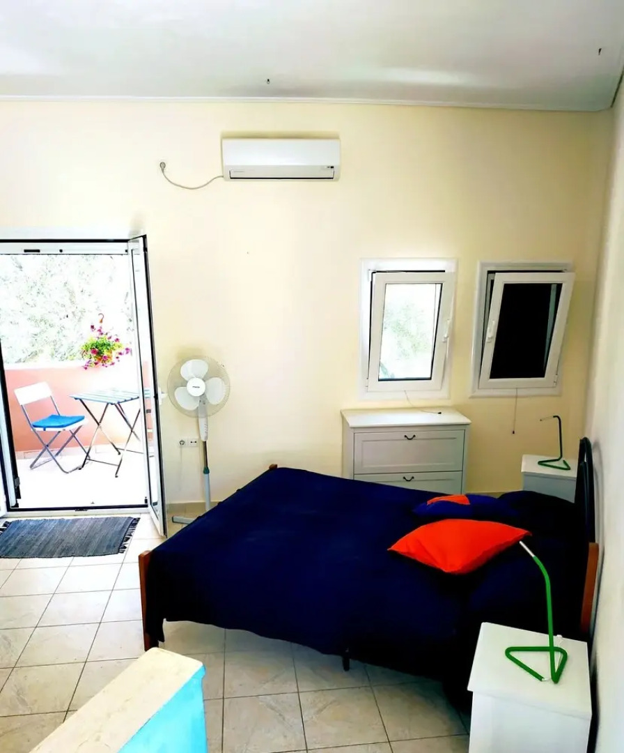 Studio in Lakka, With Wonderful sea View, Shared Pool and Furnished Terrace Near the Beach