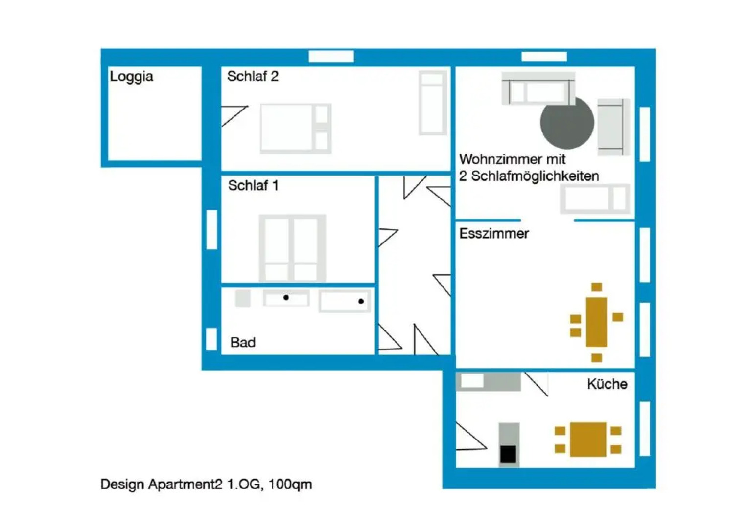 Design Apartment "Hier war Goethe nie"