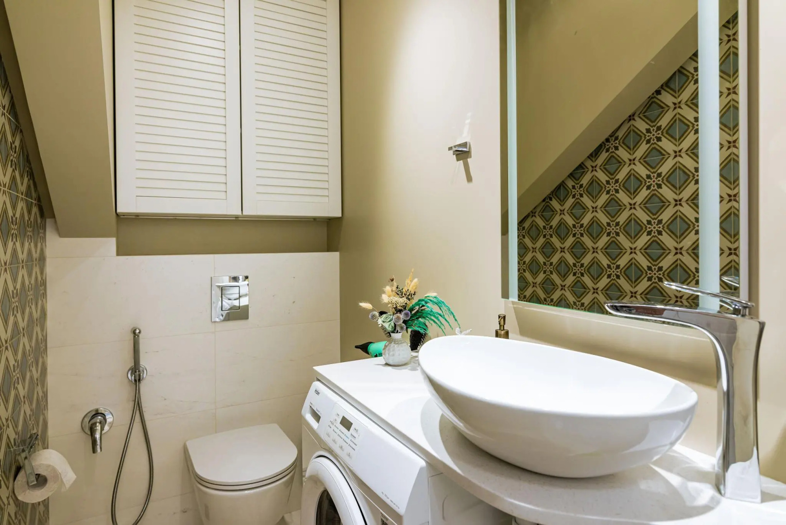 Шале Камин в снегах