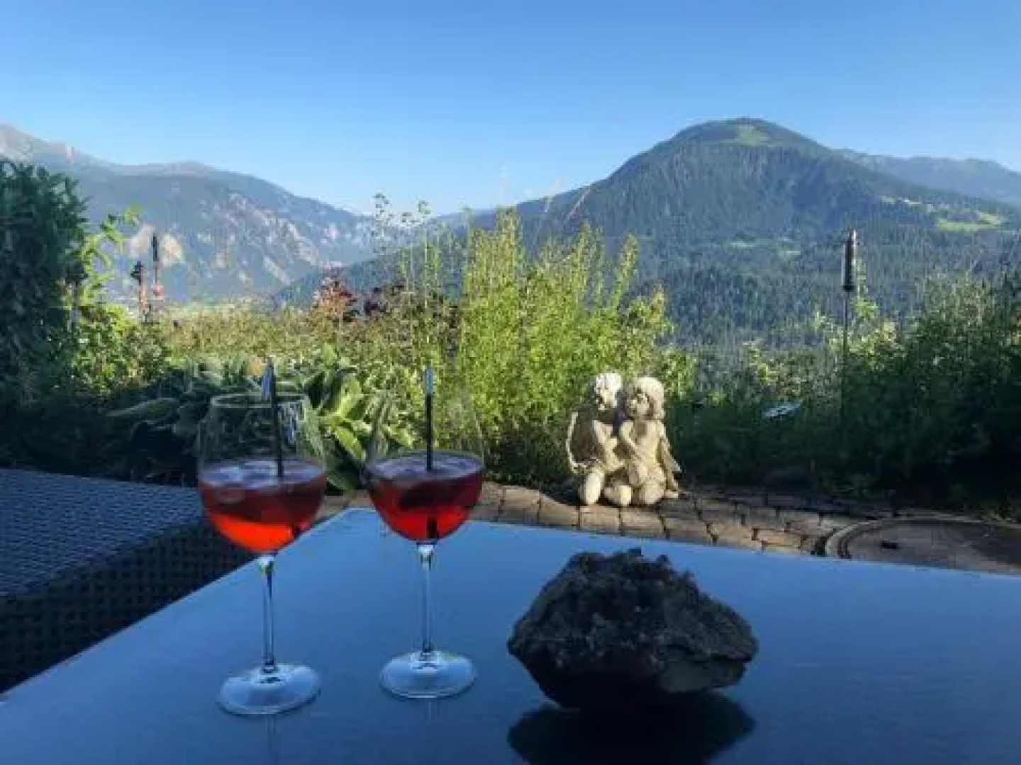 Ferienwohnung mit Sicht auf die Berge (Nähe Flims/Laax)