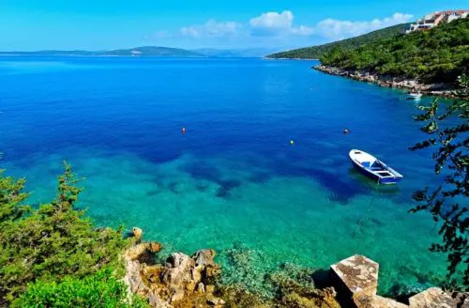 Villa Jadranka with pool and private beach