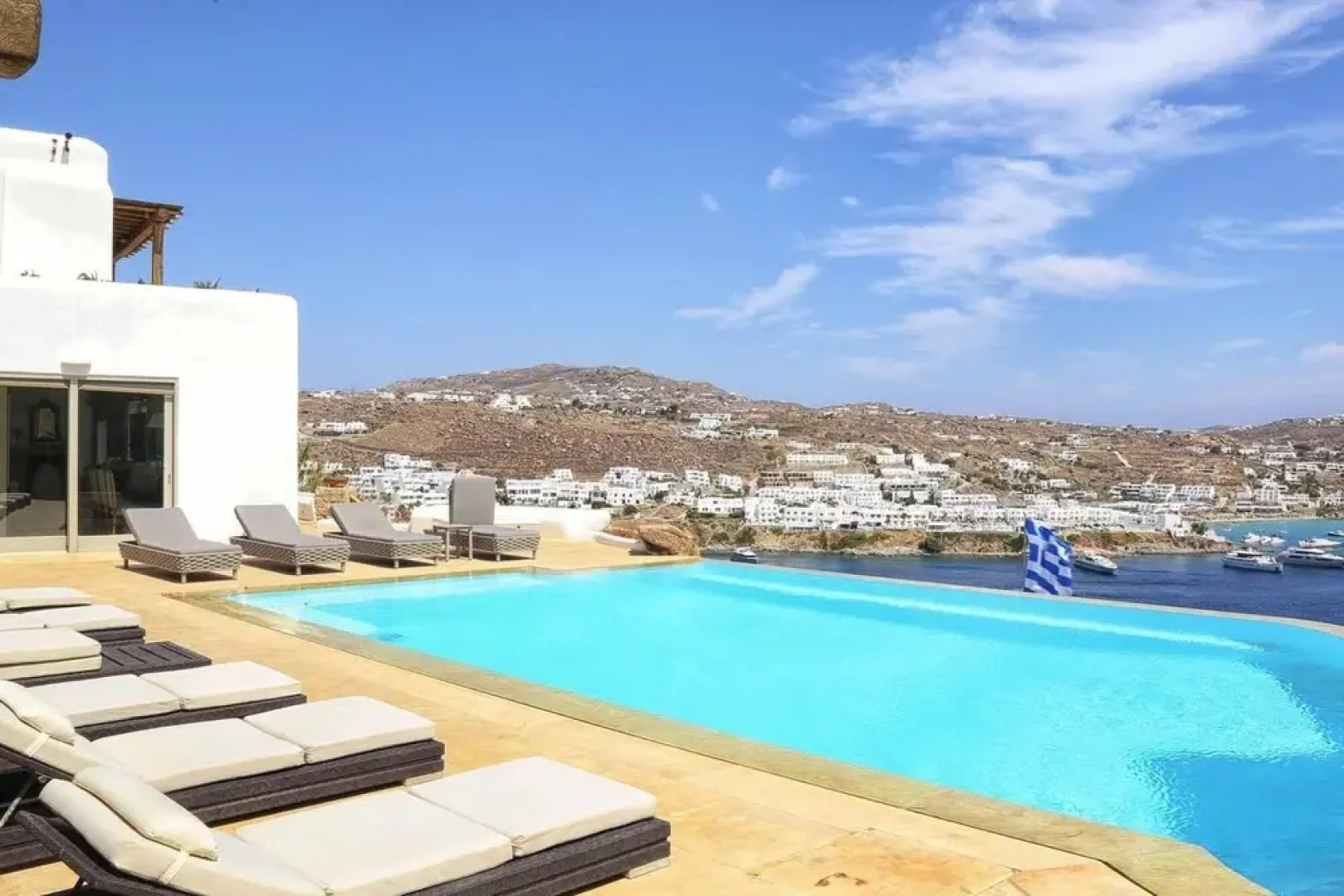 Beautiful Mykonos Villa Coral Villa 8 Bedrooms BBQ Private Swimming Pool