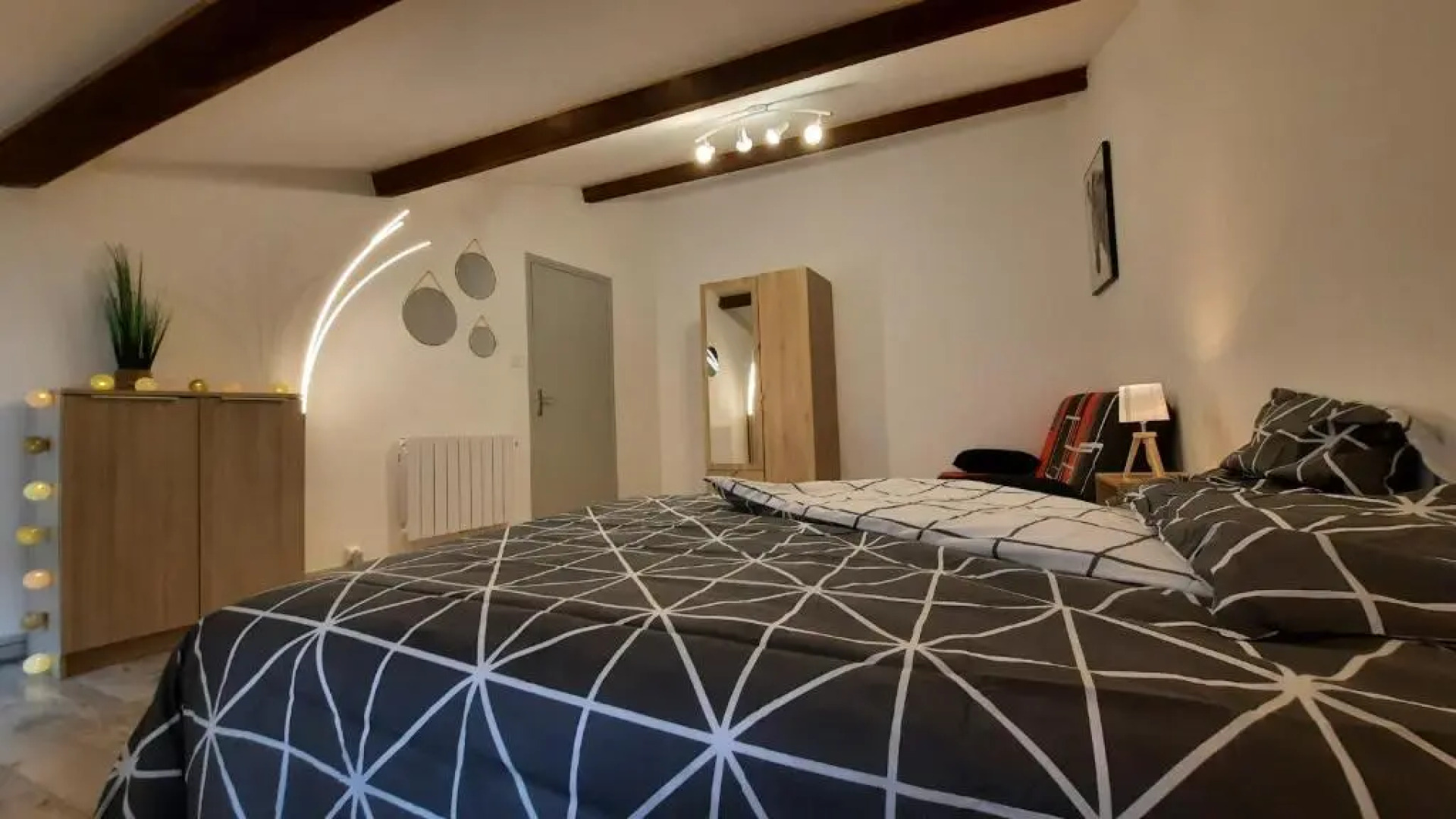 Suite 3 Pieces Chambre+Cuisine+Sdb Centre Ville