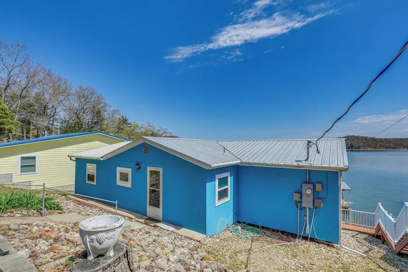 Private Dock at Waterfront Lake of the Ozarks Home