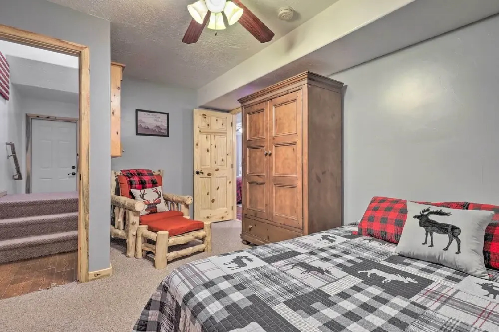 Cabin w/ Deck & Fire Pit in Duck Creek Village