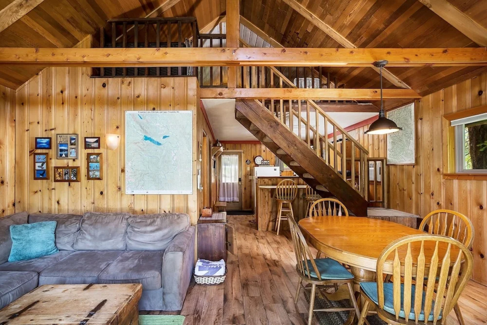 Journey's End On Fish Lake 2 Bedroom Home by NW Comfy Cabins by RedAwning