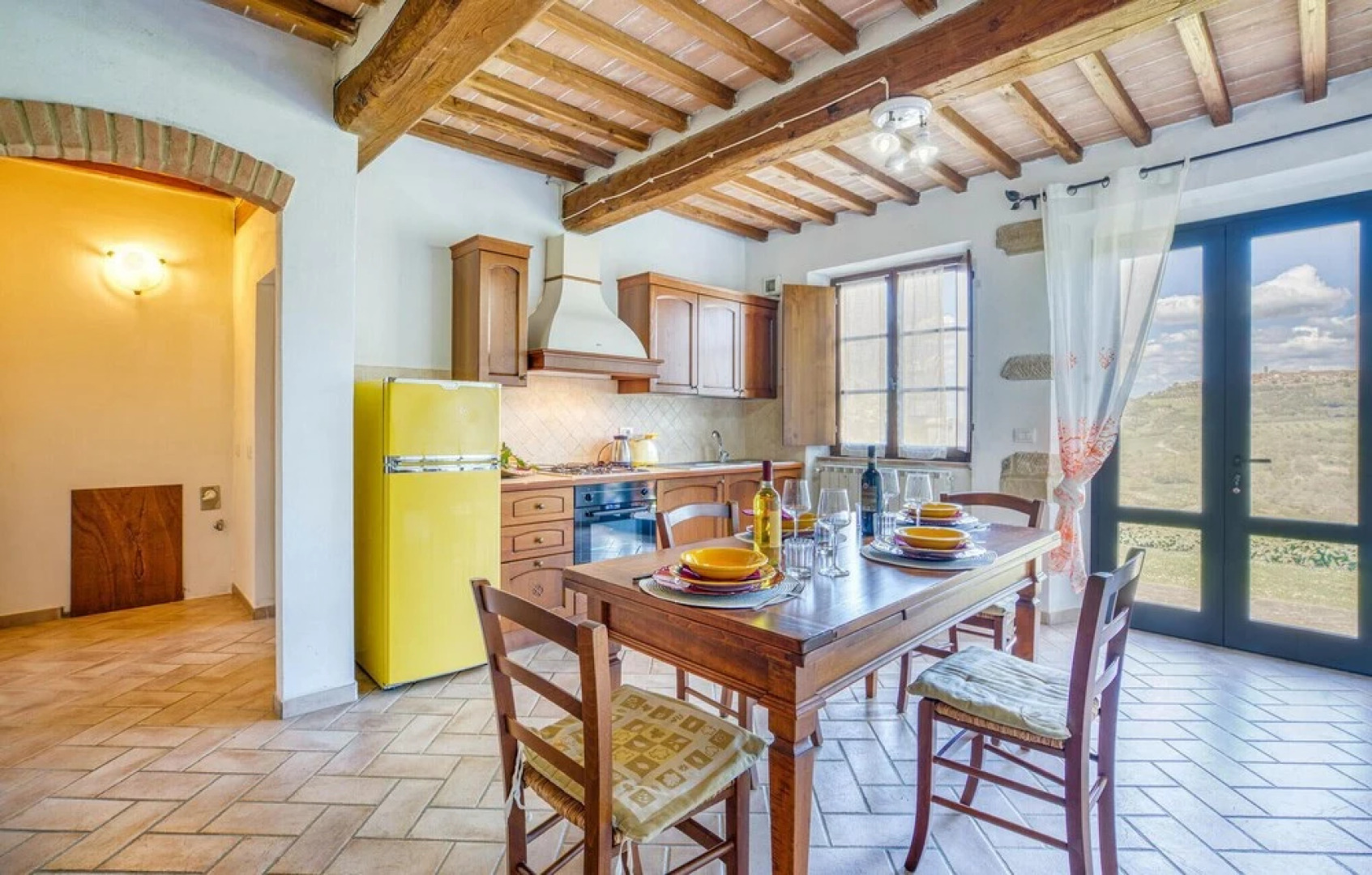 Awesome Apartment in Radicondoli Belforte 53030 With Outdoor Swimming Pool, Wifi and 2 Bedrooms