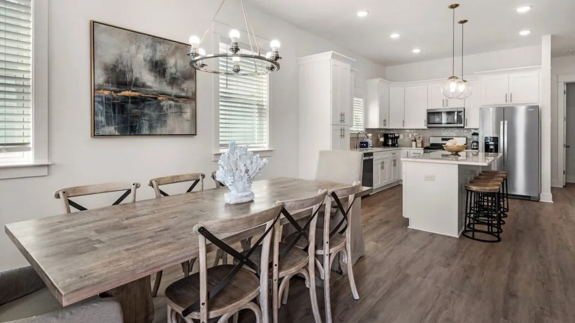 Spacious 4BR With 2 Master Suites, Golf Cart, .3 Miles to Beach - Sleeps 15