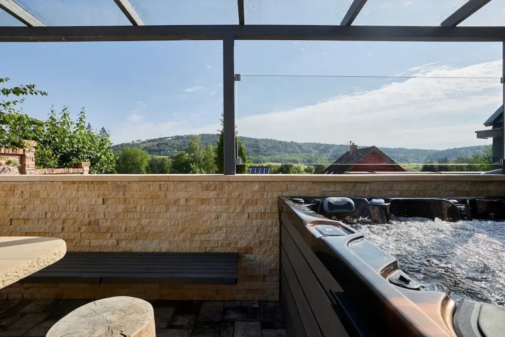 Villa in Radvanice With hot tub
