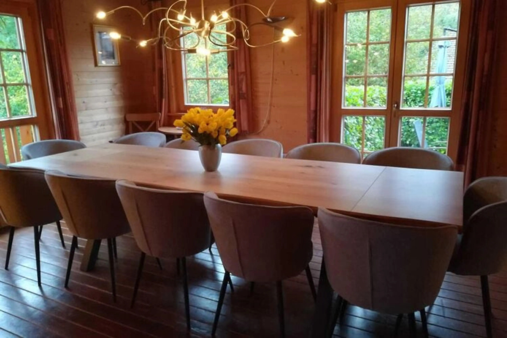 A Spacious, Tastefully Furnished Chalet With Sauna in a Traditional French Village