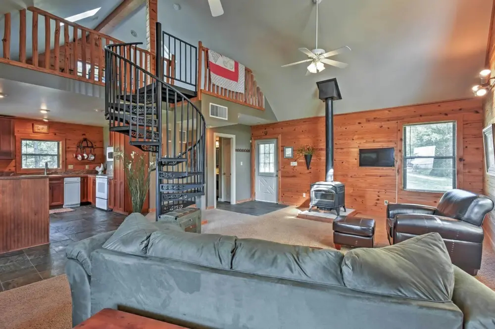 Hillside Cabin on 43 Acres w/ Private Lake & View!