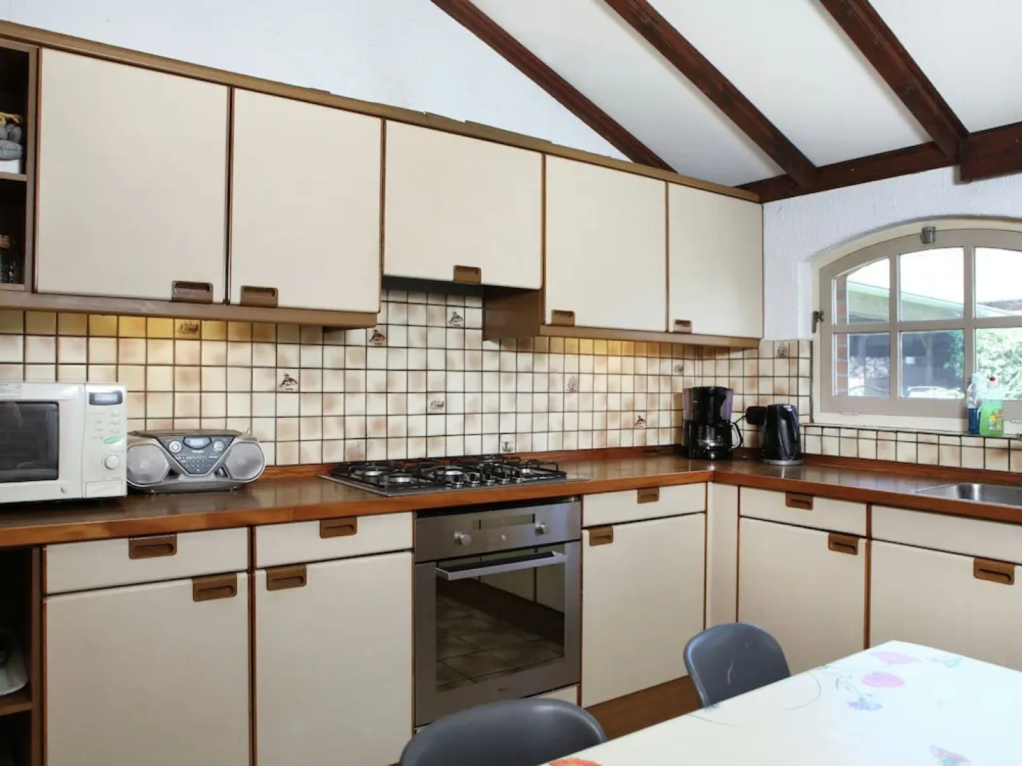 completely renovated back part of a farm