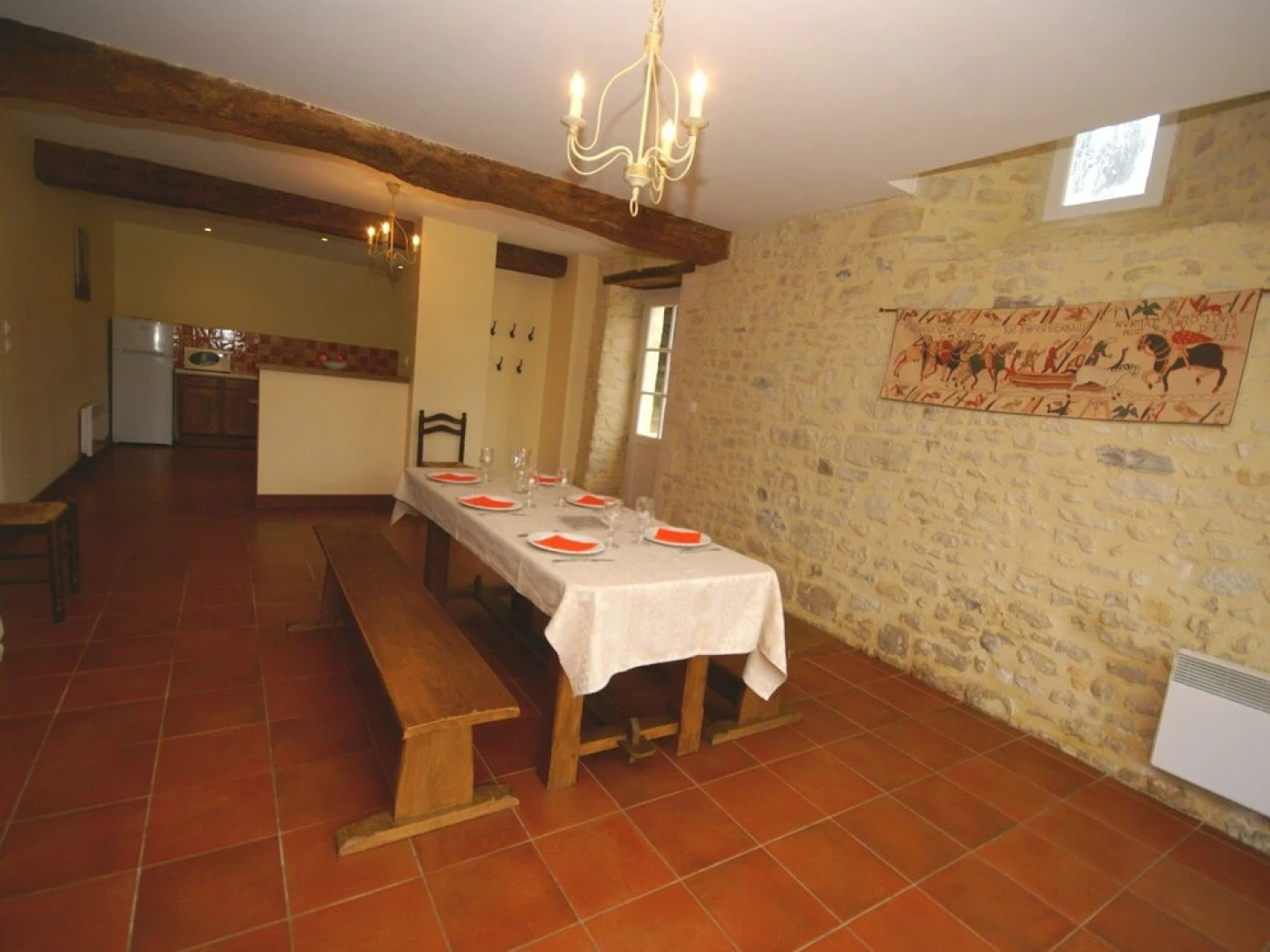 Cozy Farmhouse in Maisons With Fireplace