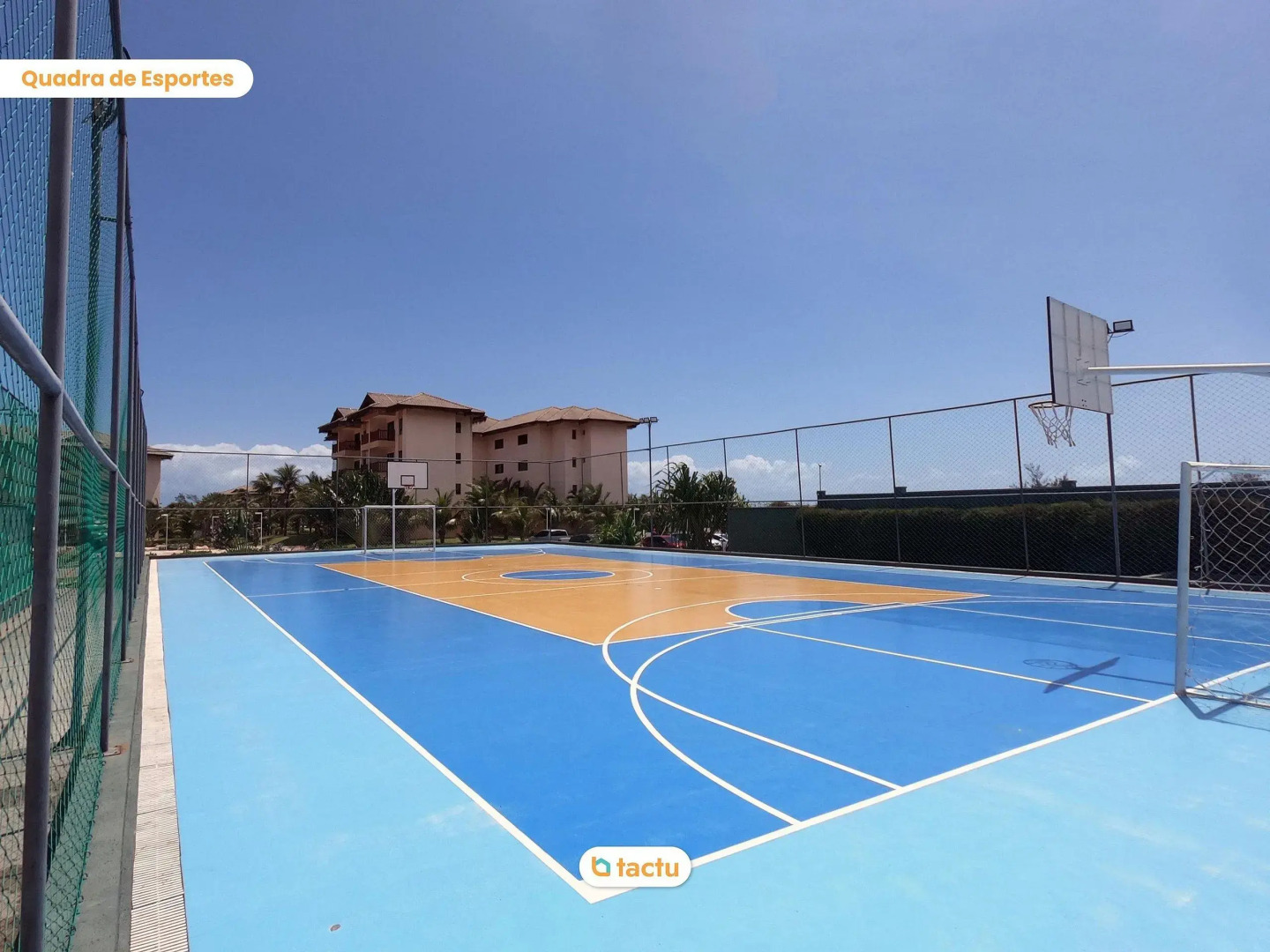 Estúdio de 39 m2 com rede na varanda no VG Sun Cumbuco por Tactu