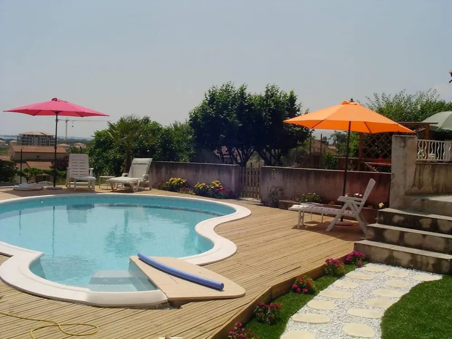 Studio in Furiani, With Pool Access, Enclosed Garden and Wifi - 4 km From the Beach