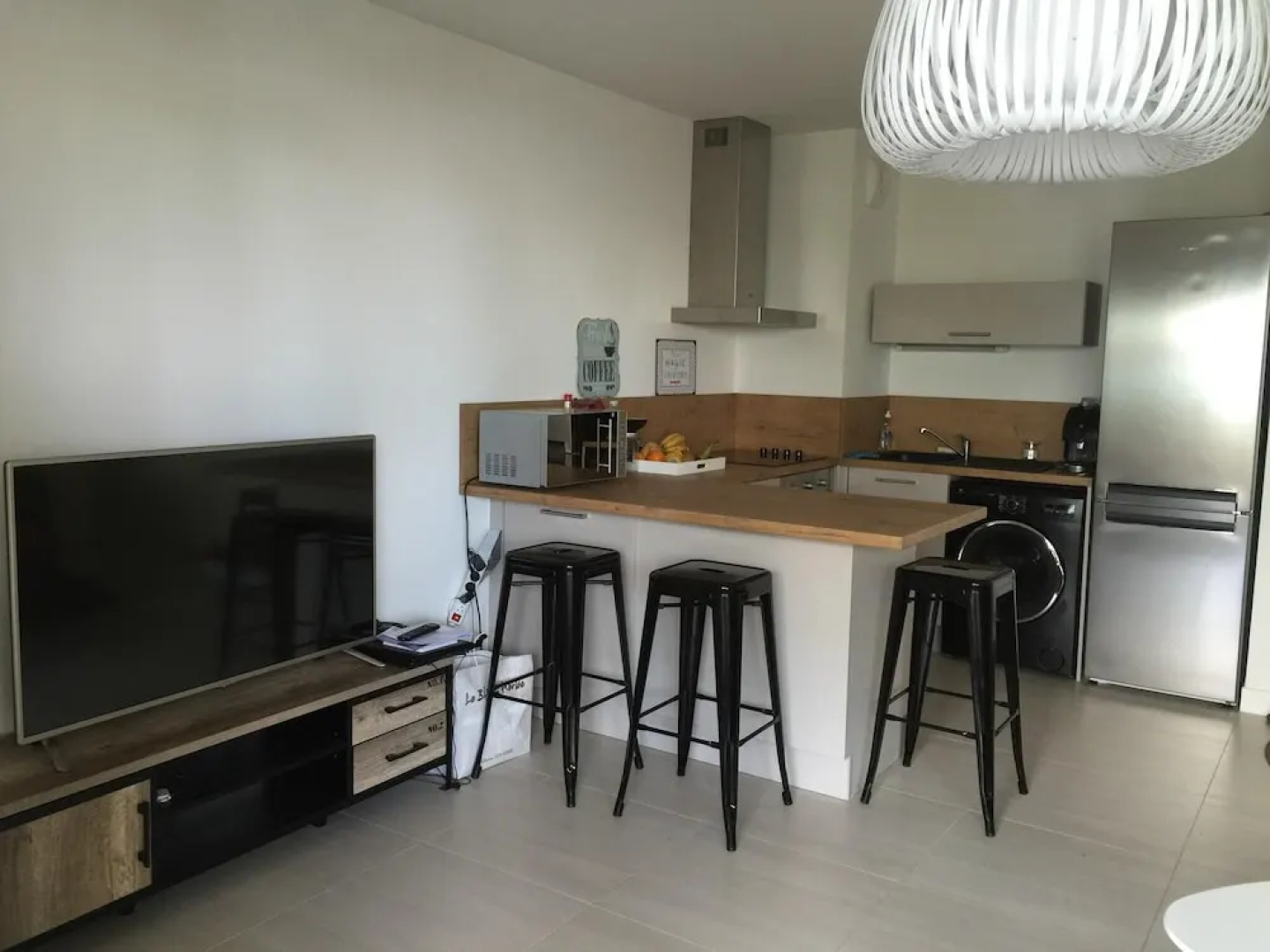 Apartment With one Bedroom in Lattes, With Wonderful City View, Pool Access, Furnished Terrace - 5 km From the Beach