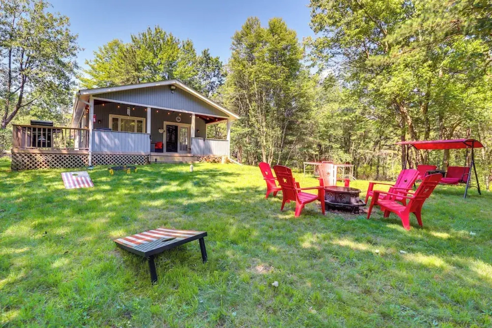 Fire Pit & Community Beach: Poconos Getaway!