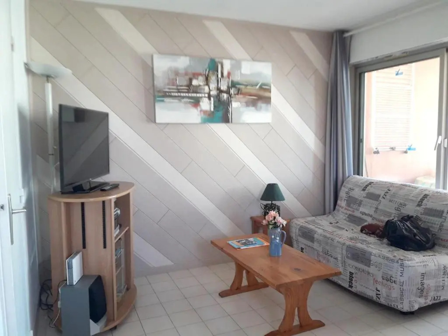 Appartement d'une chambre avec piscine partagee balcon amenage et wifi a Cagnes sur Mer a 2 km de la plage