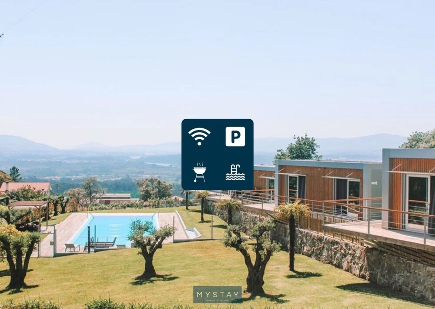 Bungalow com Piscina,valença Izibookings