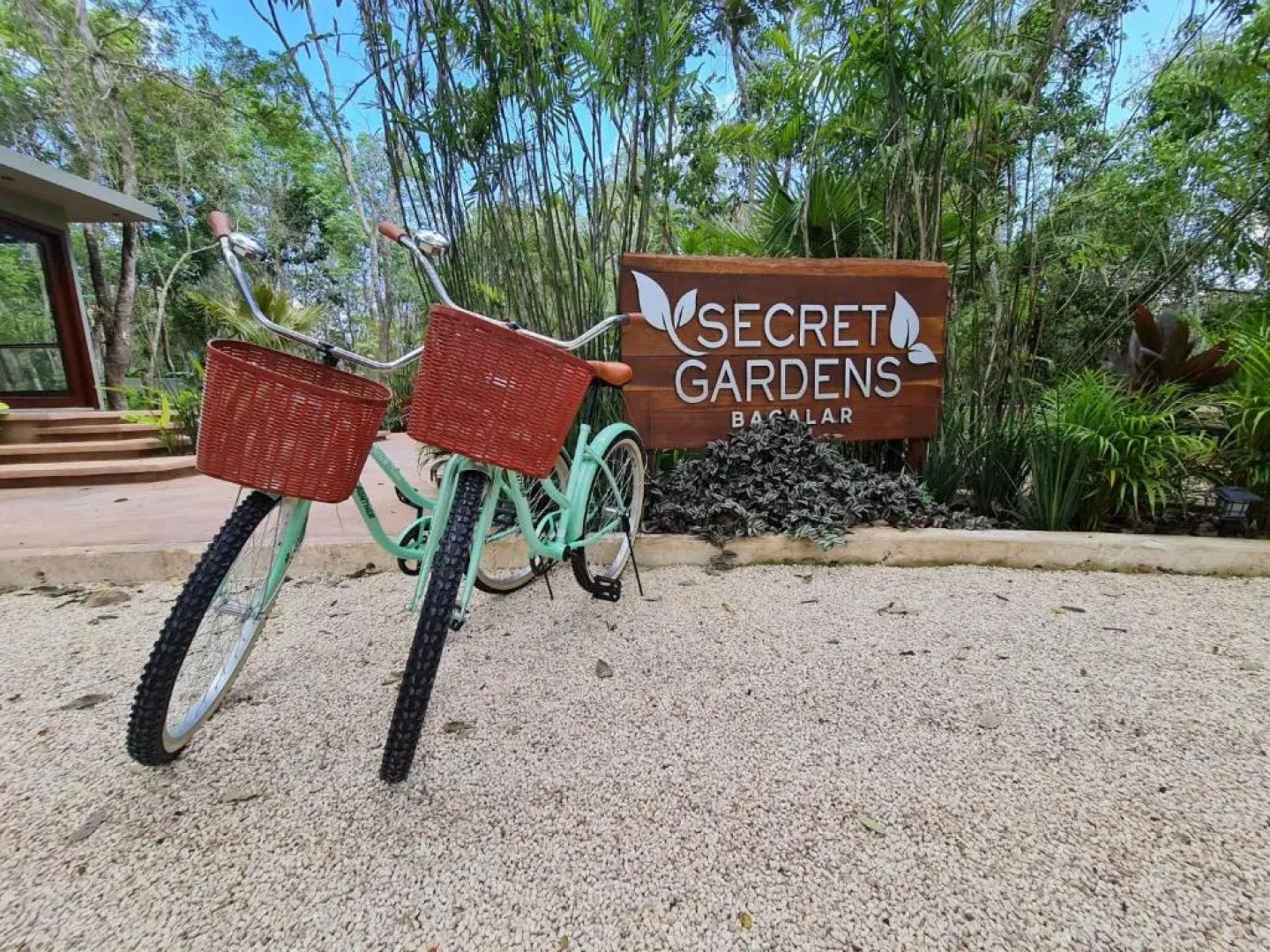 Secret Gardens Bacalar Suite 02 con alberca y bicicletas