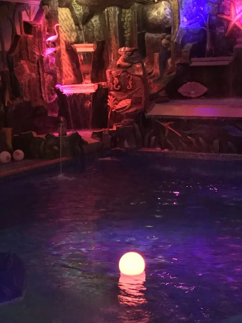 Wooden Water Fall Chalet