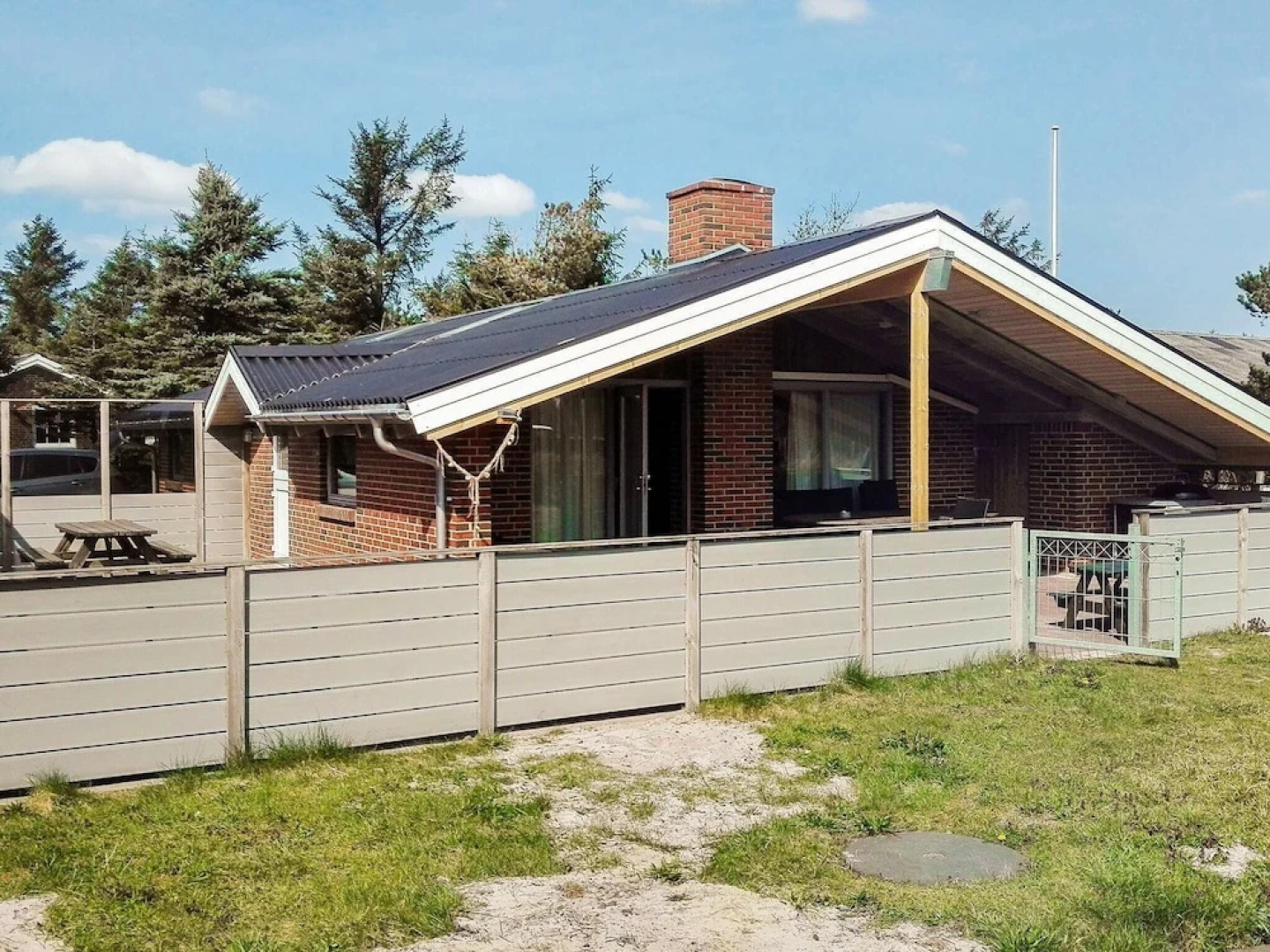 Vintage Holiday Home in Henne With Sauna