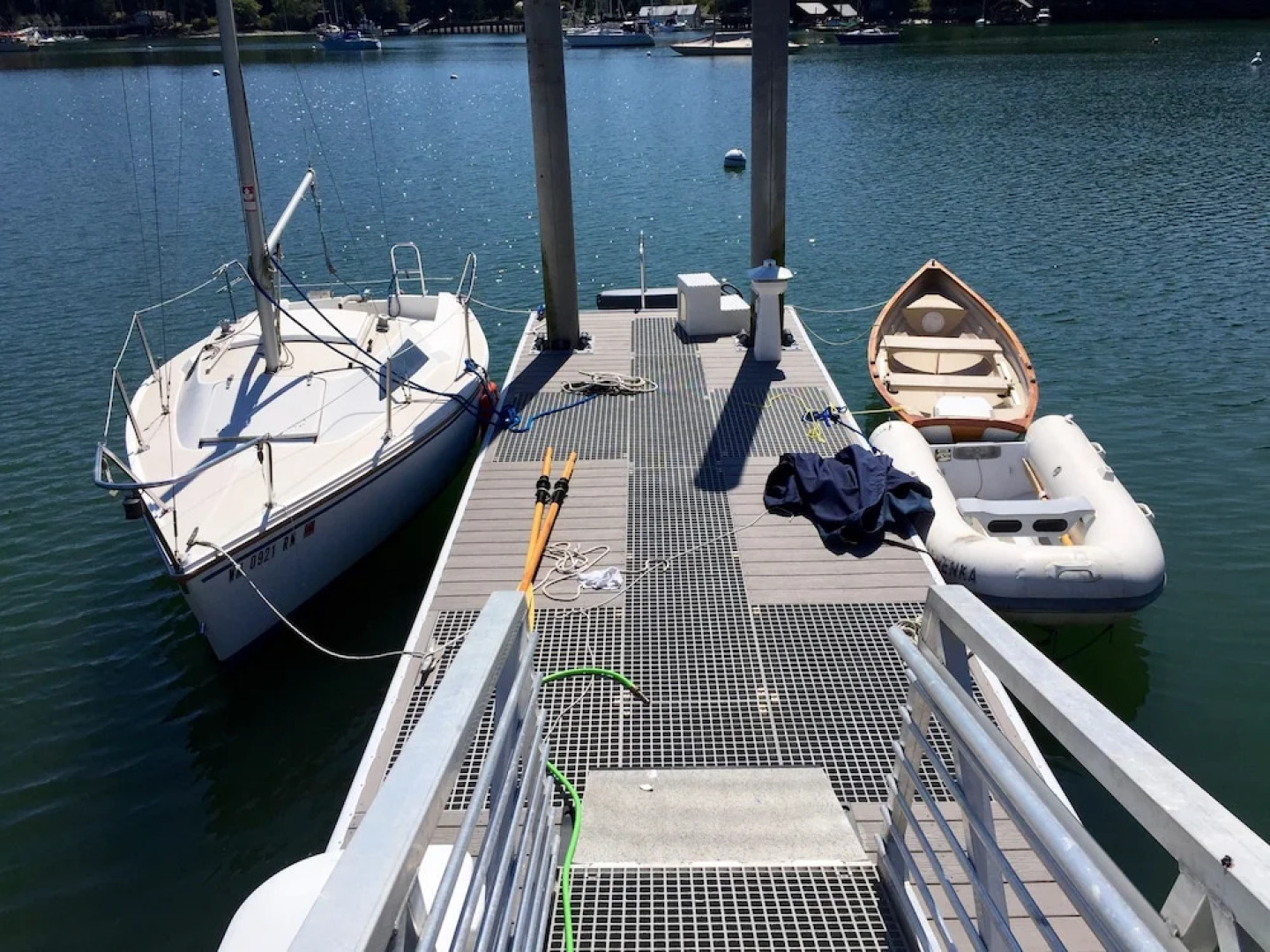 Bainbridge Island Beach and Dock by RedAwning