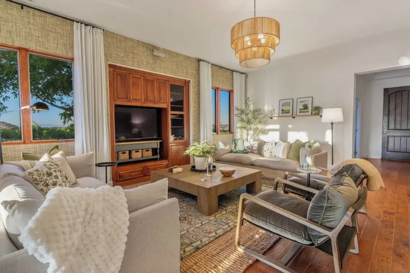 Wine Country Escape w/ Views + Wine Cellar & Gym Caterina Dusi Vineyard by Avantstay