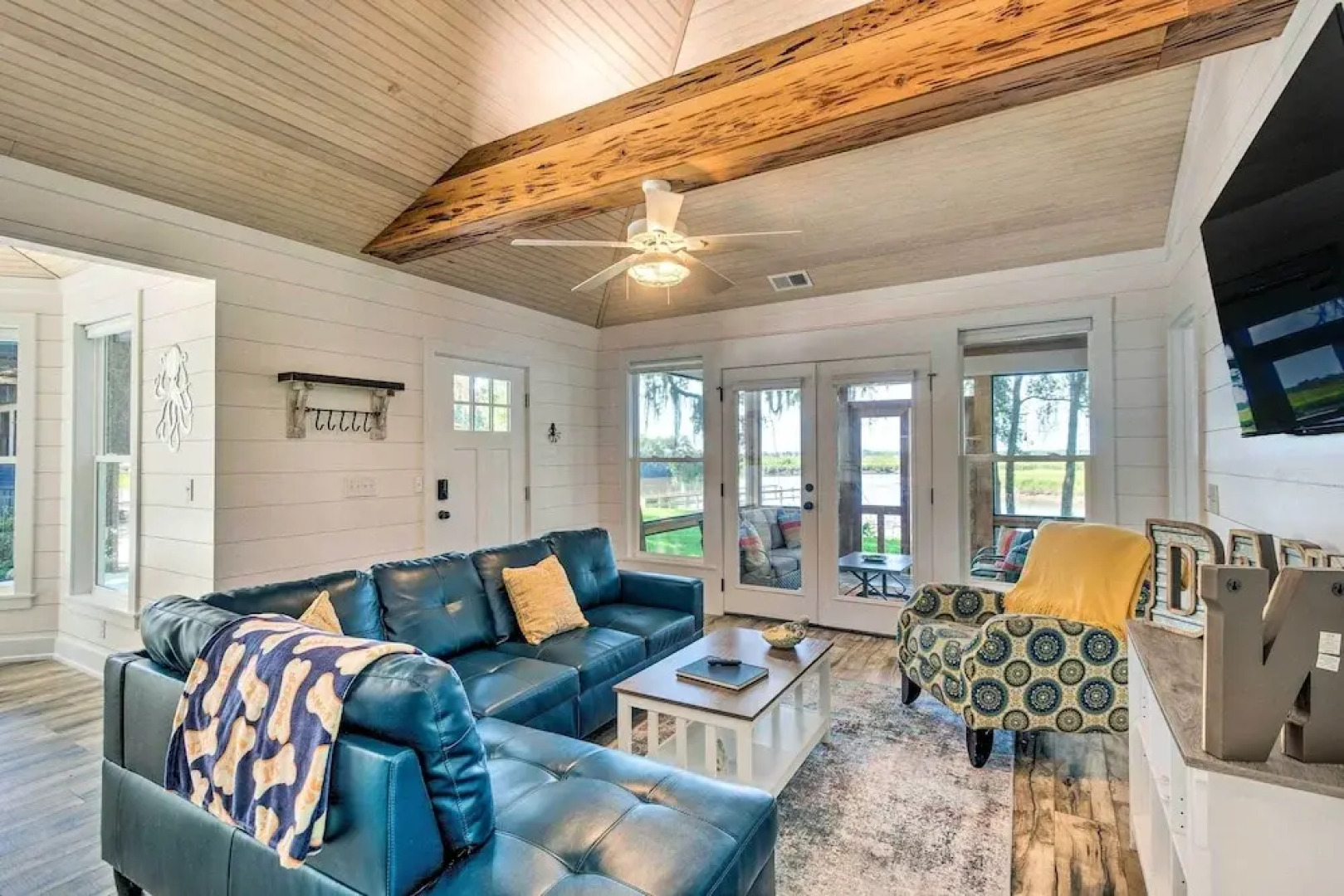 Private Dock + Fire Pit: Riverfront Darien Cottage